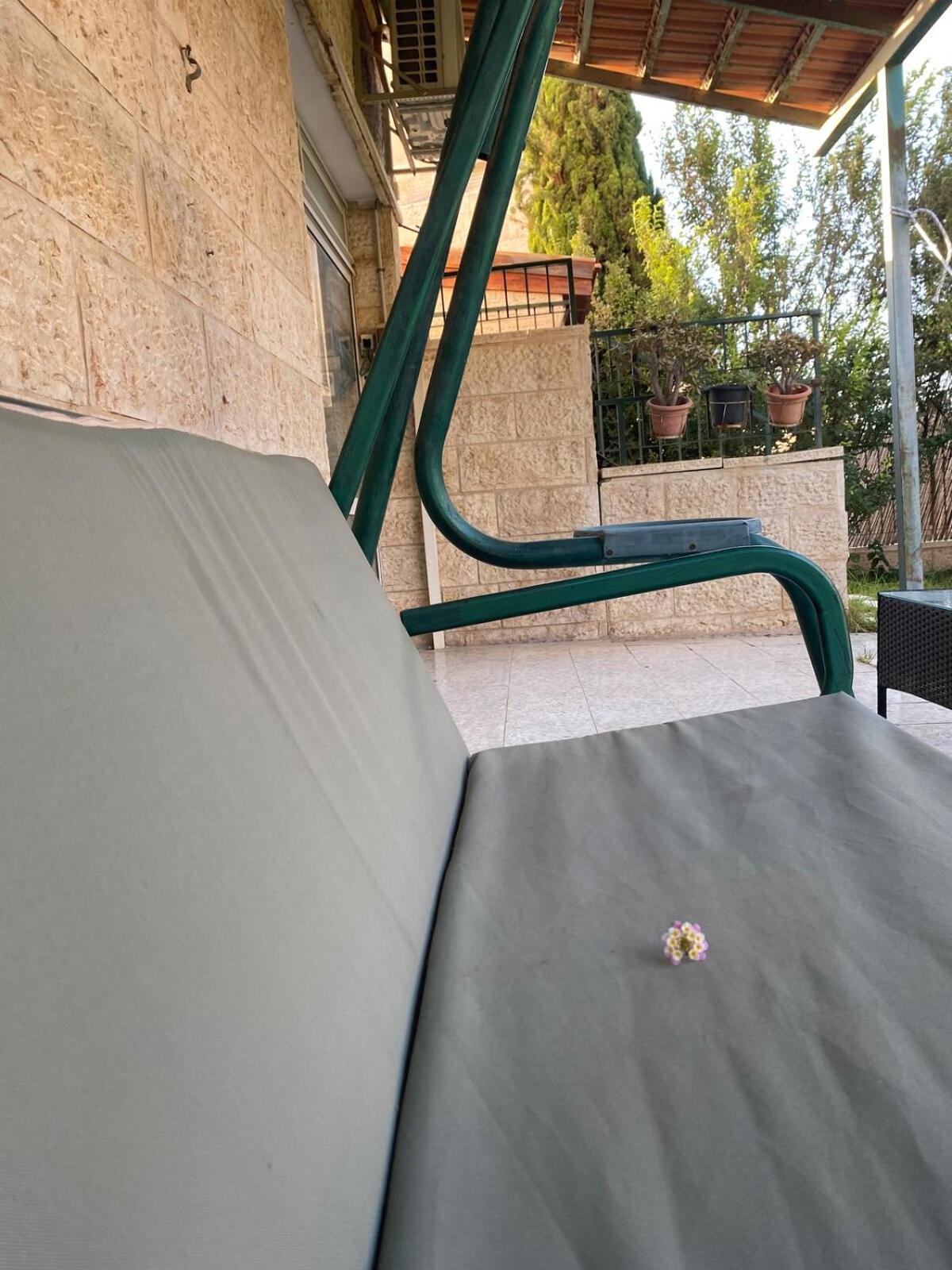 דירת גן מרווחת במיקום מעולה עם נטפליקס חינמי Apartman Ma'ale Adumim Kültér fotó
